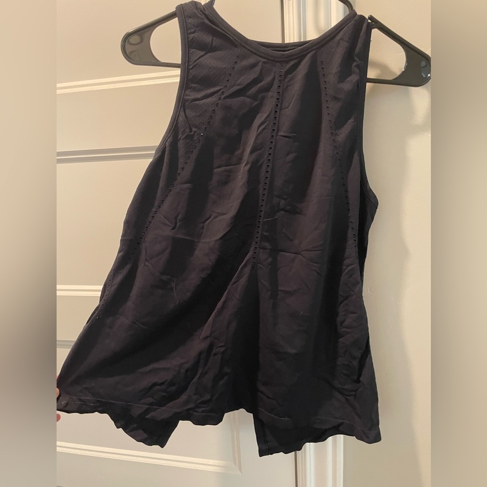 Open back athletic tank